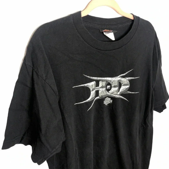 HARLEY DAVIDSON Orlando Florida Graphic Biker Shark T Shirt - Picture 4 of 7